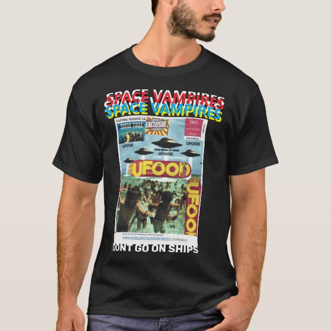 SPACE VAMPIRES Basic Dark T-Shirt (Front)