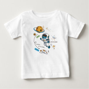 Space vector t shirt design and baby tends