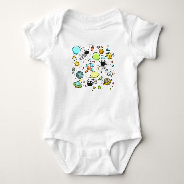 Space Vest Baby Bodysuit (Front)