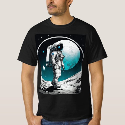 Space Voyager Retro Expedition T_Shirt