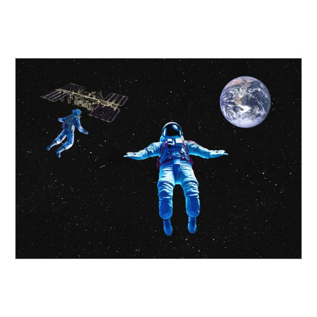 Space Walkers Photo Print (Front)