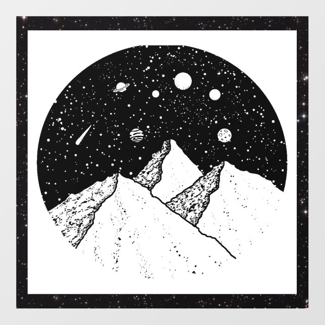 Space Wall Decal  (Front)