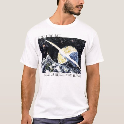 Space Wanderer Art T_Shirt