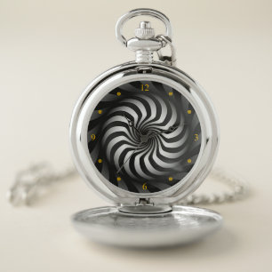 Space Warp~Wormhole~We Are All Time Travelers~ Pocket Watch