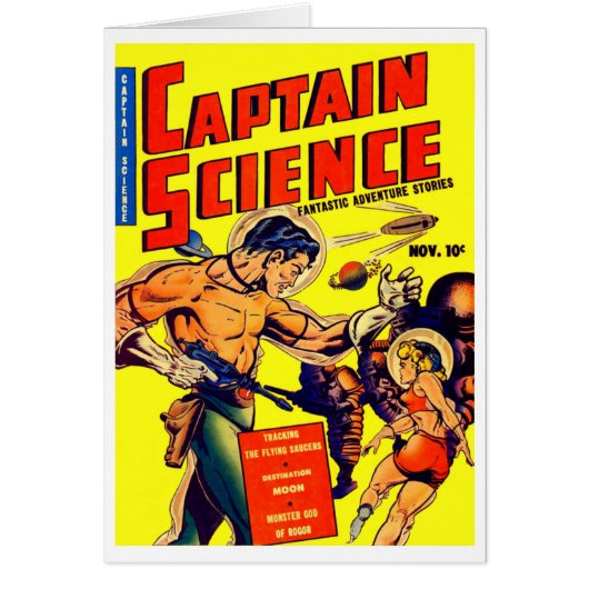 Space Warrior Vintage Science Fiction Comic (Front)