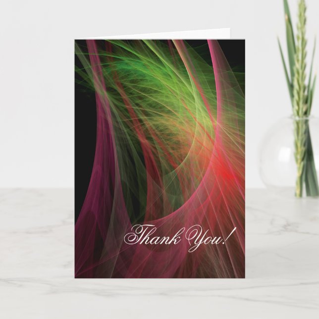 Space Wave Thank You Card (Front)
