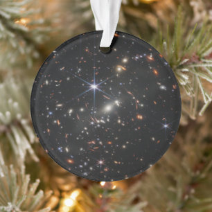 Space Webb First Deep Field, Galaxies Universe Ornament