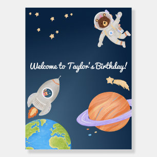 Space Welcome Sign