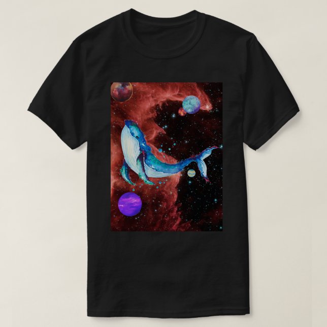 Space Whale 3 T-Shirt (Design Front)