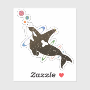 Space Whale Sticker