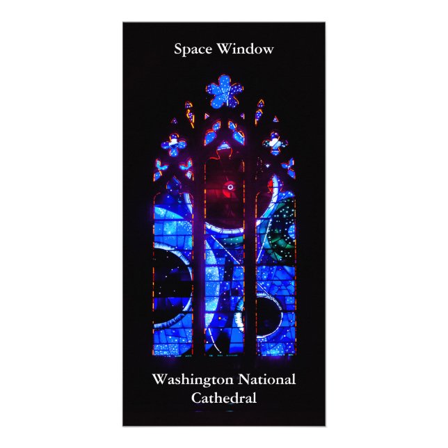 Space Window at Washington National Cathedral Card (Front)