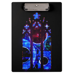 Space Window at Washington National Cathedral Clipboard