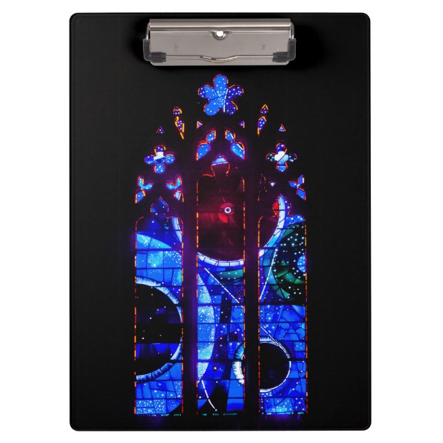 Space Window at Washington National Cathedral Clipboard (Front)