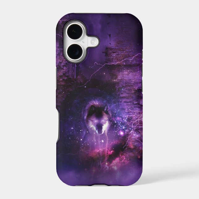 Space Wolf iPhone Case (Back)