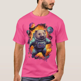 Space Wombat Astronaut T-Shirt
