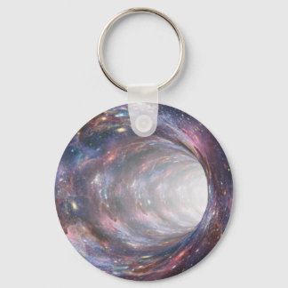 Space Wormhole Nebula Optical Illusion  Keychain
