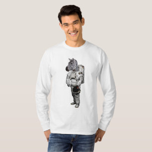 Space Zebra Long Sleeve T-Shirt