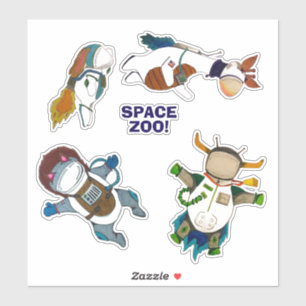 Space Zoo! Sticker