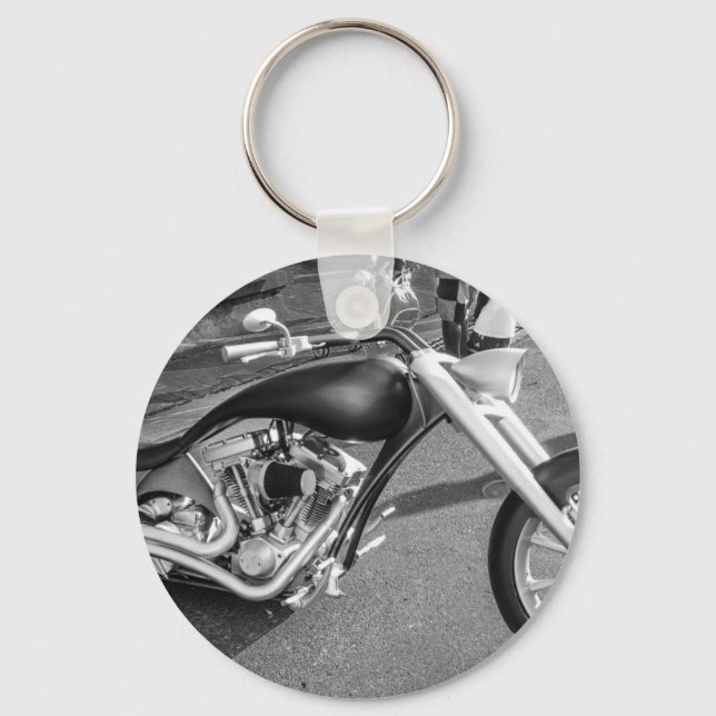 Spaceage Motorcycle Keychain (Front)