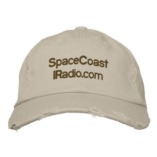 SpaceCoastIRadio.com Embroidered Baseball Hat (Front)