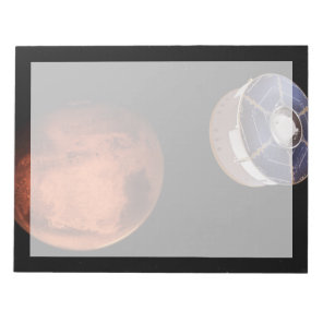 Spacecraft Carrying The Perseverance Rover Notepad