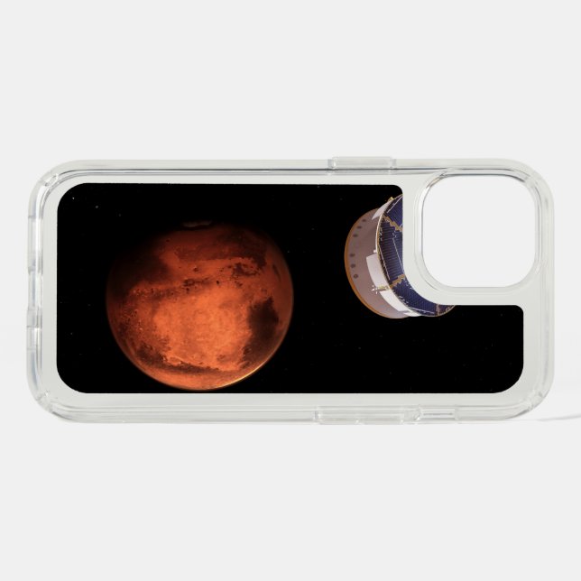 Spacecraft Carrying The Perseverance Rover Speck iPhone Case (Horz)