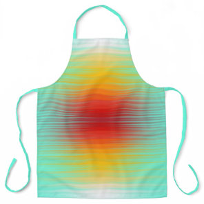 Spacecraft Reentry Plasma Field Colors Abstract  Apron