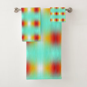 Spacecraft Reentry Plasma Field Colors Abstract  Bath Towel Set