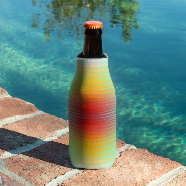 Spacecraft Reentry Plasma Field Colors Abstract  Bottle Cooler (In Situ Pool)