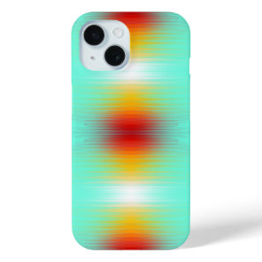 Spacecraft Reentry Plasma Field Colors Abstract  iPhone 15 Case