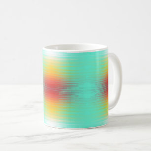 Spacecraft Reentry Plasma Field Colors Abstract Coffee Mug