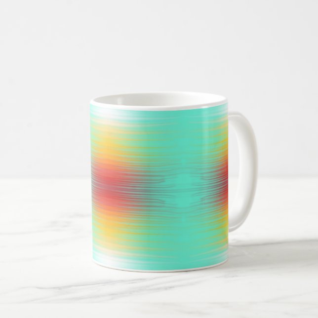 Spacecraft Reentry Plasma Field Colors Abstract  Coffee Mug (Front Right)