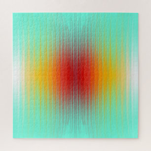 Spacecraft Reentry Plasma Field Colors Abstract Jigsaw Puzzle