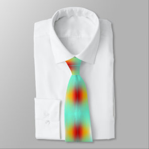 Spacecraft Reentry Plasma Field Colors Abstract Neck Tie