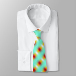 Spacecraft Reentry Plasma Field Colors Abstract  Neck Tie