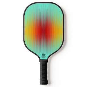 Spacecraft Reentry Plasma Field Colors Abstract  Pickleball Paddle