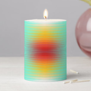 Spacecraft Reentry Plasma Field Colors Abstract Pillar Candle
