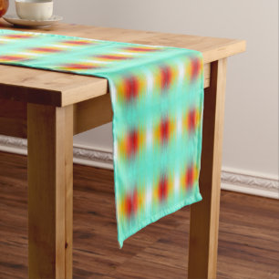 Spacecraft Reentry Plasma Field Colors Abstract  Short Table Runner