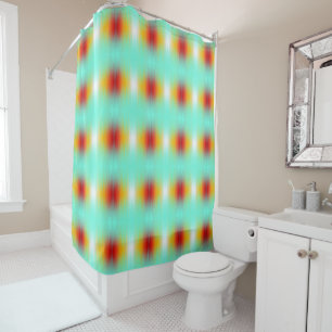 Spacecraft Reentry Plasma Field Colors Abstract Shower Curtain