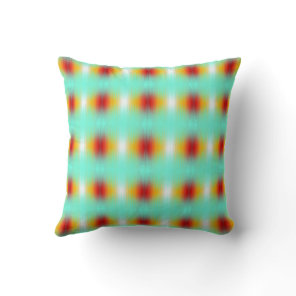 Spacecraft Reentry Plasma Field Colors Abstract  Throw Pillow