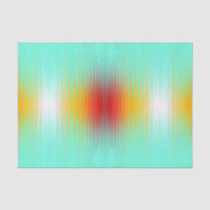 Spacecraft Reentry Plasma Field Colors Abstract  Tissue Paper
