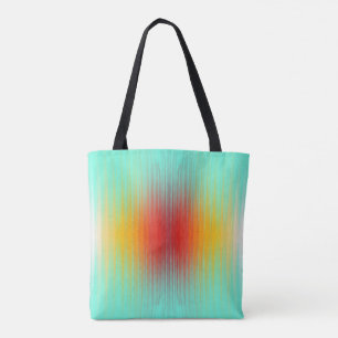 Spacecraft Reentry Plasma Field Colors Abstract Tote Bag