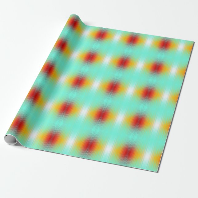 Spacecraft Reentry Plasma Field Colors Abstract  Wrapping Paper (Unrolled)