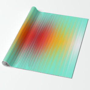Spacecraft Reentry Plasma Field Colors Abstract  Wrapping Paper