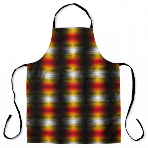 Spacecraft Reentry Plasma Field Colors Pattern Art Apron
