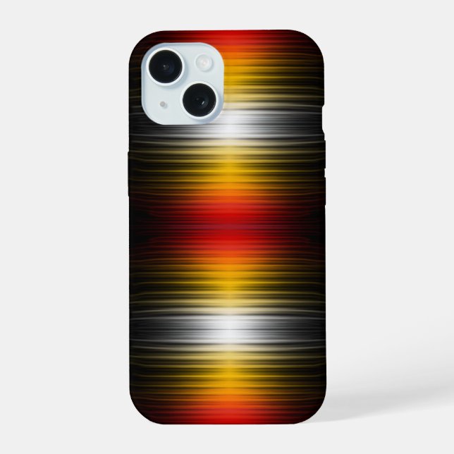 Spacecraft Reentry Plasma Field Colors Pattern Art Iphone Case (Back)