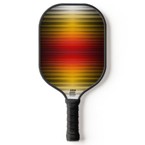 Spacecraft Reentry Plasma Field Colors Pattern Art Pickleball Paddle