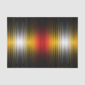 Spacecraft Reentry Plasma Field Colors Pattern Art Tissue Paper