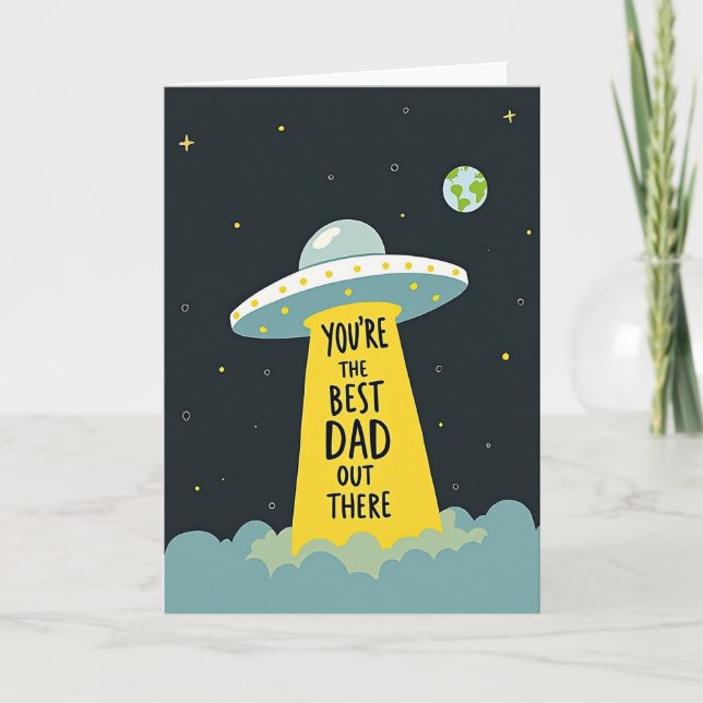 Spacecraft Youre The Best Dad Card (Front)