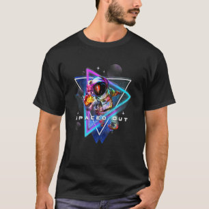 Spaced Out Astronaut Esthetic Vaporwave Outer Spa T-Shirt